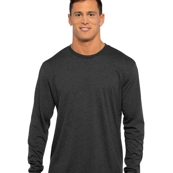 Men's Triblend Long-Sleeve Crew Thumbnail