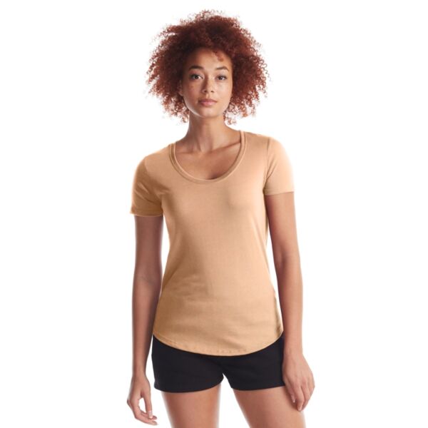 🍁 Ladies Bamboo Relaxed Fit Scoop Bottom T-Shirt Thumbnail